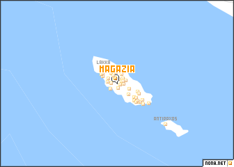 map of Magaziá