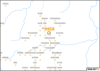 map of Maga