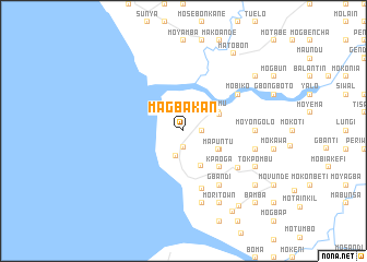 map of Magbakan