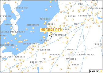 map of Mag Baloch