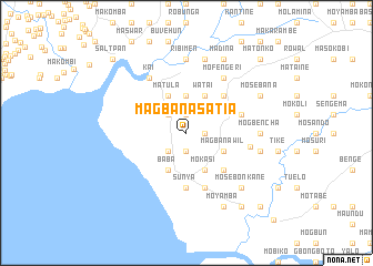 map of Magbanasatia