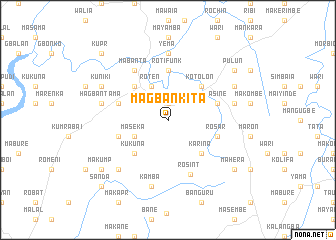map of Magbankita