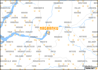 map of Magbanku