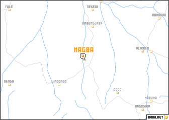 map of Magba