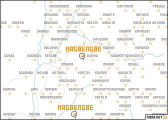 map of Magbengbe