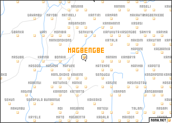 map of Magbengbe