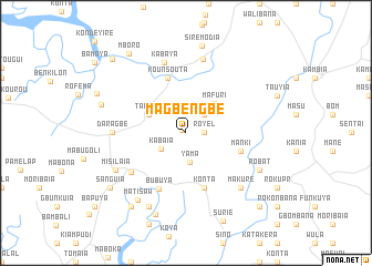 map of Magbengbe