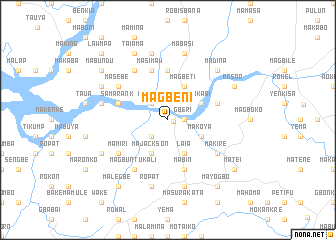 map of Magbeni