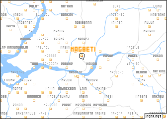 map of Magbeti