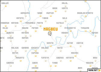 map of Magbeu