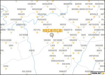 map of Magbingbi