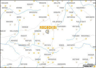 map of Magbokai