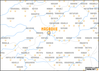 map of Magboke