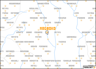 map of Magboko