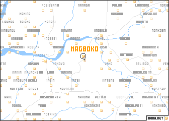 map of Magboko