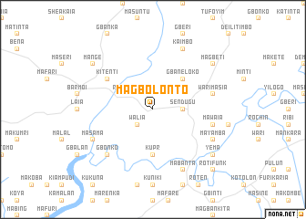 map of Magbolonto
