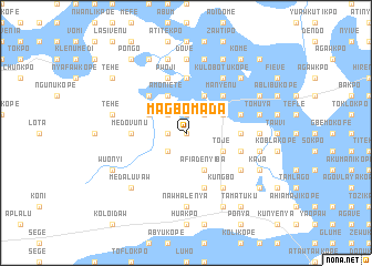 map of Magbomada