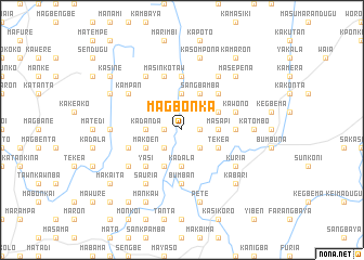 map of Magbonka