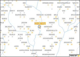 map of Magbon