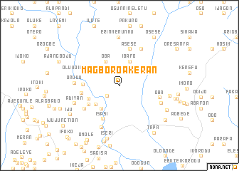 map of Magboro-Akeran