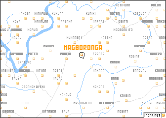 map of Magboronga