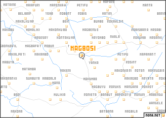 map of Magbosi