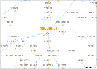 map of Magbungi