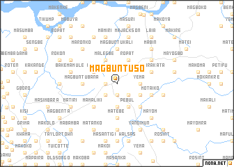 map of Magbuntuso