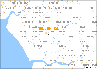 map of Magburkise