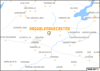 map of Magdalena de Castro