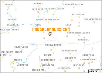 map of Magdalena Loxicha