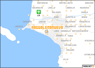 map of Magdalena Nueva