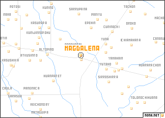 map of Magdalena