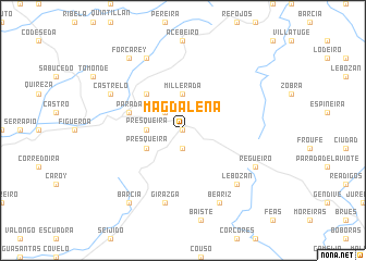 map of Magdalena