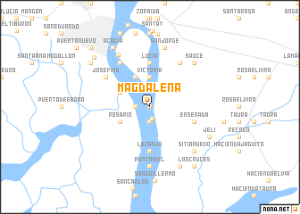 map of Magdalena