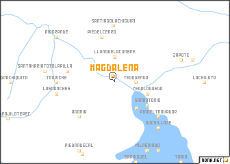 map of Magdalena