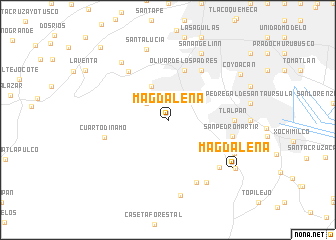 map of Magdalena