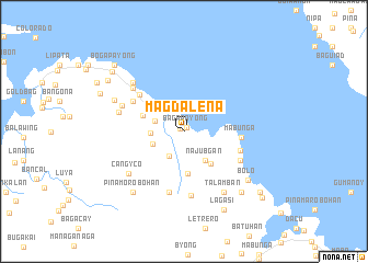 map of Magdalena