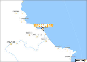 map of Magdalena