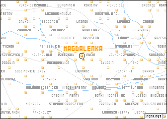 map of Magdalenka