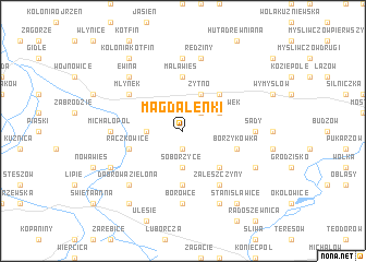 map of Magdalenki