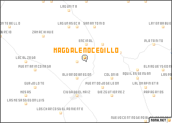 map of Magdaleno Cedillo