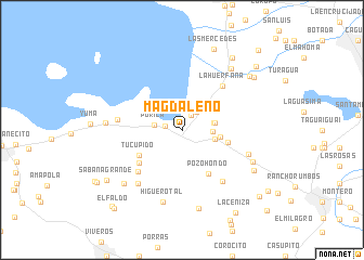 map of Magdaleno