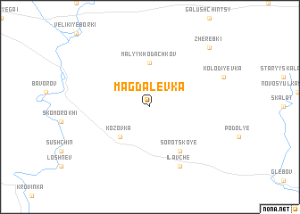 map of Magdalevka