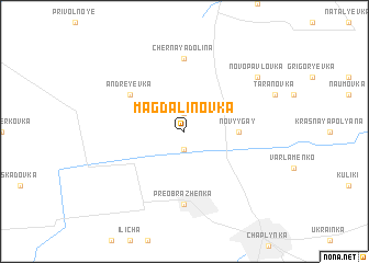 map of Magdalinovka