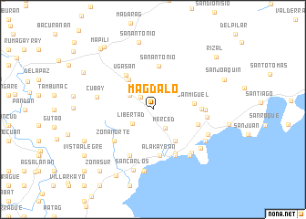 map of Magdalo