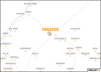 map of Magdémé