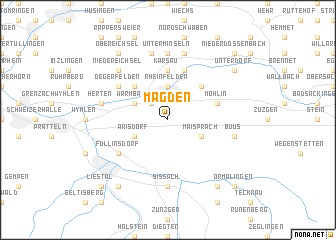 map of Magden