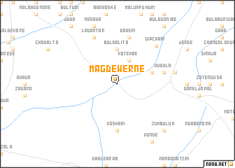 map of Magdewerne