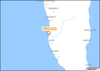 map of Magdug